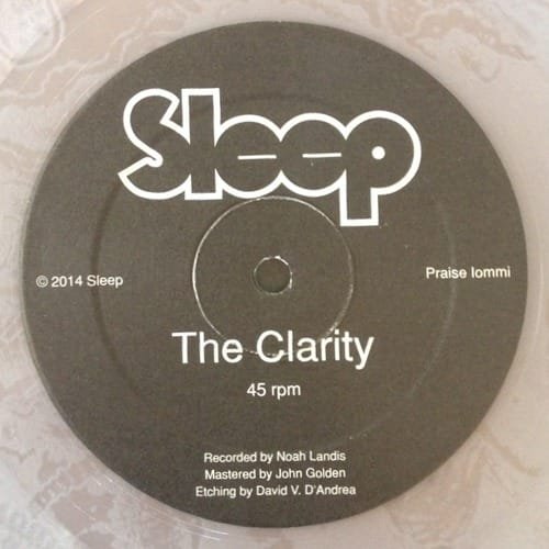 SLEEP’s “The Clarity” + it’s rad artwork (or lack thereof??)