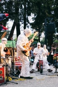 The Mummies at Burger Boogaloo