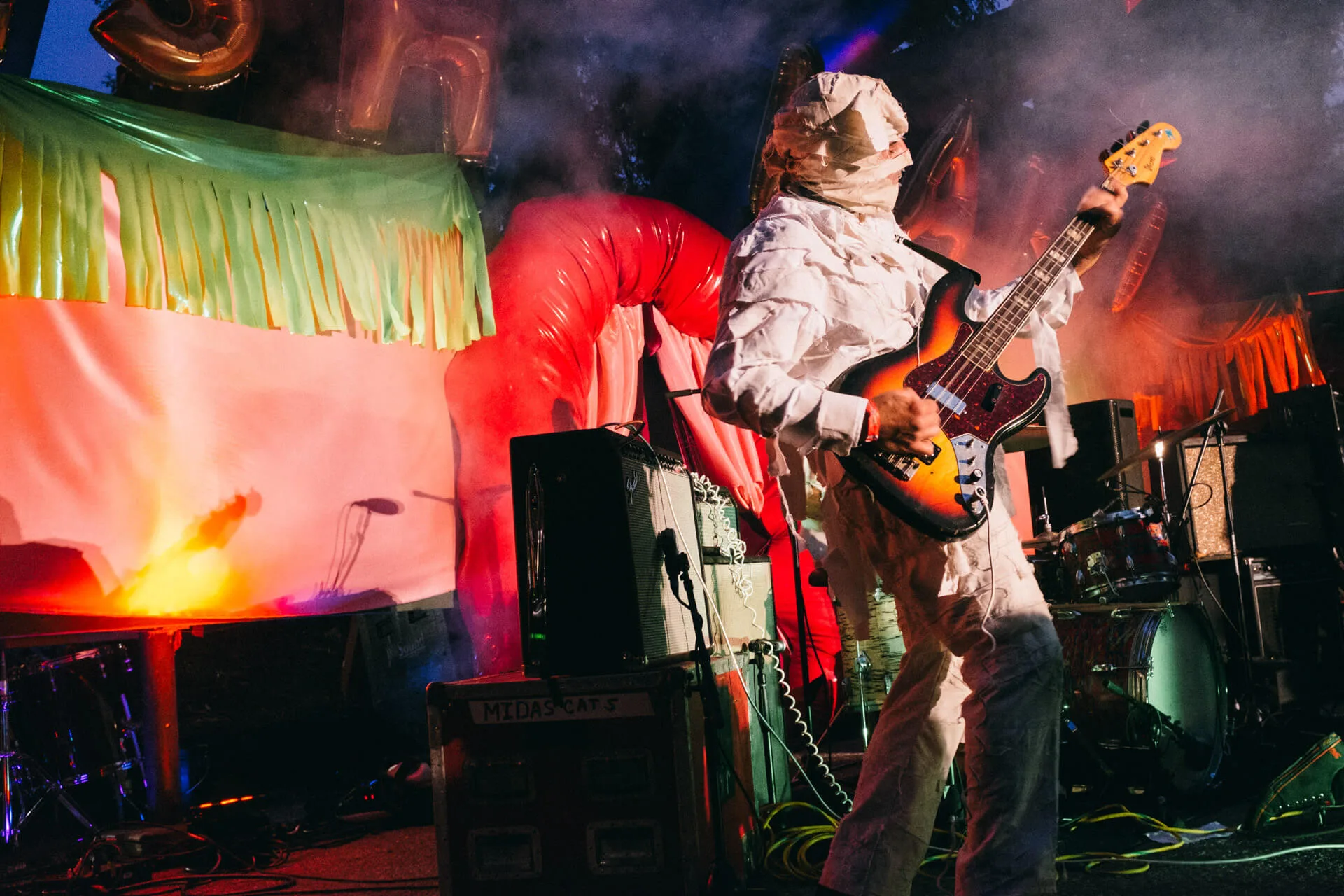 The Mummies at Burger Boogaloo