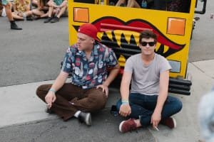 straight chillin' at Beach Goth 4